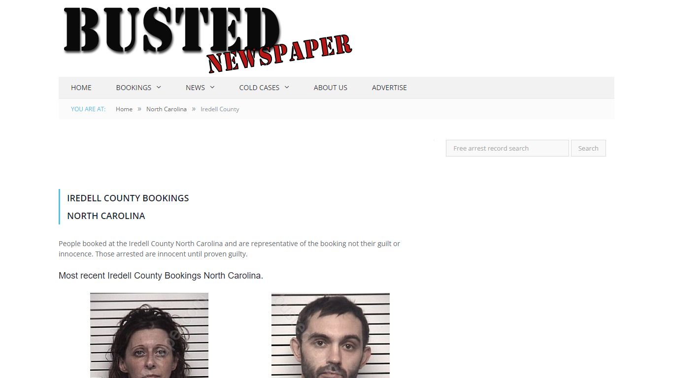 Iredell County, NC Mugshots - BUSTEDNEWSPAPER.COM